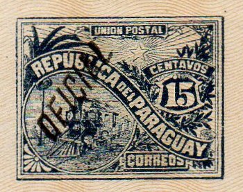 Paraguay 1886 Official First Printing feature